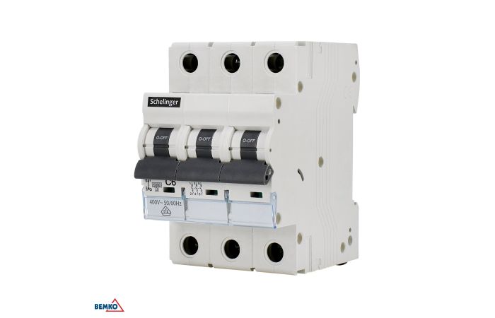 Wyłącznik nadprądowy 3P B 16A 6kA Schelinger | A02-G8-3P-B16 Bemko