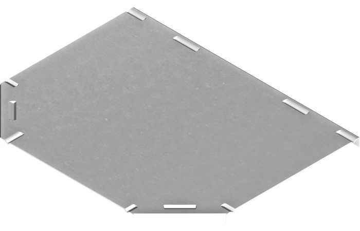 Pokrywa trójnika korytka PTKJ100, gr.blachy 1,0 mm | 103010 Baks