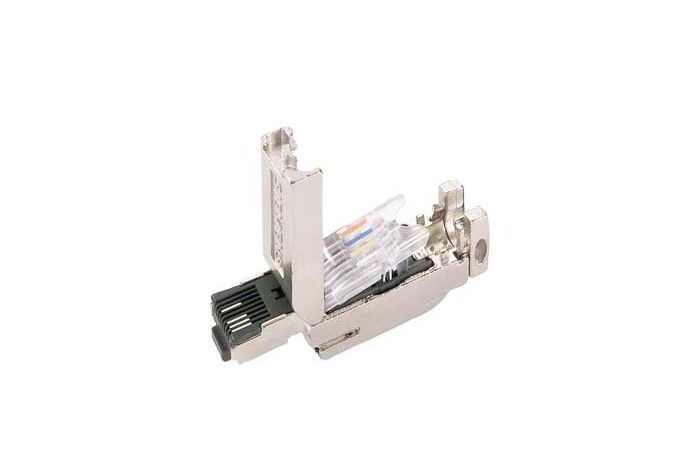 Złącze IE FC RJ45, wtyczka 180, 2x2, RJ45, 10/100Mb/s w obudowie metalowej | 6GK1901-1BB10-2AA0 Siemens