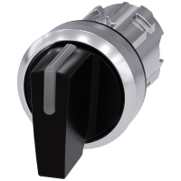 Napęd przełącznika piórkowy (I O II) Fi22 Metal połysk, podświetlenie, czarny SIRIUS ACT | 3SU1052-2BL10-0AA0 Siemens