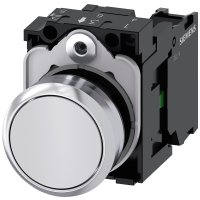 Pushbutton, white | 3SU1150-0AB60-1BA0 Siemens