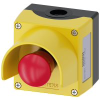 Obudowa kasety 1-otworowa, 22mm,bezpieczeństwa żółta | 3SU1801-0NA00-2AC2 Siemens