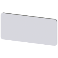 Etykieta wkładana lub samoprzylepna 12.5x27mm srebrna czarne Litery, samodzielny opis, SIRIUS ACT | 3SU1900-0AC81-0AA0 Siemens