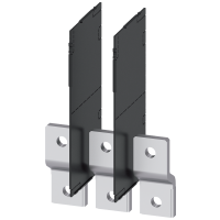 Przyłącza płaskie, śrubowe, z 2 przegrodami międzyfazowymi, do 3VA13/14/23/24, 3 szt | 3VA9483-0QB00 Siemens