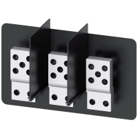 Przyłącza przednie wydłużone, 3 biegunowe/3 sztuki | 3VW9011-0AL77 Siemens