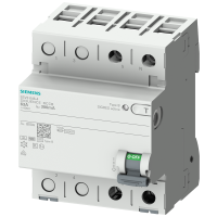 Wyłącznik ochronny różnicowy, 2-bieg., typ B, krótkozwłoczny, In: 63 A, 300 mA, Un AC: 230 V | 5SV3626-4 Siemens