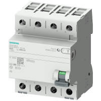 Wyłącznik ochronny różnicowy, 4-bieg., typ B, selektywny, In: 63 A, 300 mA, Un AC: 400 V | 5SV3646-5 Siemens