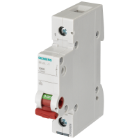 Wyłącznik 100 A 1-bieg., z czerwonym uchwytem | 5TL1191-1 Siemens