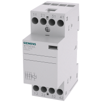 Stycznik instalacyjny z 4 zestykami rozwiernymi zestyk do AC 230 V, 400 V 25 A zasterowanie AC 24 V | 5TT5833-2 Siemens