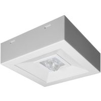 Oprawa awaryjna LOVATO N ECO LED 3W (optyka korytarzowa) 1h jednozadaniowa, biała | LVNC/3W/E/1/SE/X/WH Awex