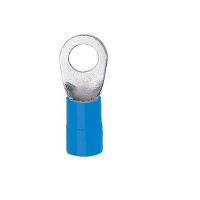 Końcówka oczkowa Cu izolowana KOE 16-2,5, przekrój: 2,5mm2, otwór pod śrubę M16 | KOE_16-2,5/100 Erko