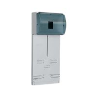Tablica licznikowa TLR-3F (N+PE) z szybką 480x200mm, szara | 10.1A Elektro-Plast Opatówek