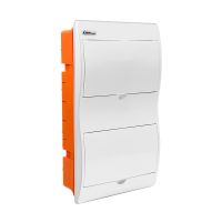 Rozdzielnica p/t RP-16/B Fala (N+PE), biała | 8.14 Elektro-Plast Opatówek