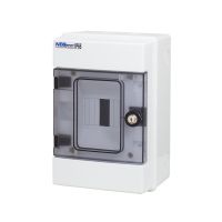 Rozdzielnica hermetyczna RH-4/Z (z zamkiem) (500V AC,1000V DC), biała | 36.05 Elektro-Plast Opatówek