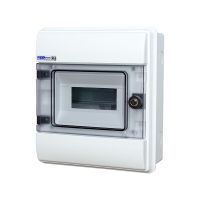 Rozdzielnica hermetyczna RHp-8/Z (z zamkiem), biała | 36.809 Elektro-Plast Opatówek