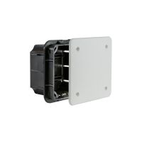 Puszka p/t Pp/t 1IP40 76x76x52mm, pomarańczowo-biała | 11.1 Elektro-Plast Opatówek