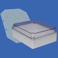 Obudowa hermetyczna z płyta OH-4A.3 n/t 248x198x86, szara | 29.43 Elektro-Plast Opatówek