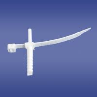 Uchwyt szybkiego montażu z kołkiem Fi 12 USMPK, biały (opak 25szt) | 21.4 Elektro-Plast Opatówek