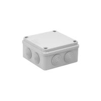 Puszka hermetyczna PH-1A.3 n/t IP65 108x108x56mm, z dławnicami elastycznymi, szara | 28.13 Elektro-Plast Opatówek