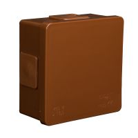 Puszka hermetyczna n/t VP 0001-02, 86x86x40mm IP55 4-wl klik dł.gum., brązowa | 61.102 Elektro-Plast Opatówek