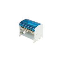 Blok rozdzielczy BRZ-2X7, szary/niebieski | 49.627 Elektro-Plast Opatówek