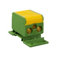 Blok rozdzielczy DB-4 Z, żółto/zielony | 48.35 Elektro-Plast Opatówek