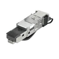 Modułowe złącze wtykowe sieciowe IDC, IE-PS-RJ45-FH-BK-B, RJ45, cat. 6A / kl. EA (ISO/IEC 11801 2010 | 1132050000 Weidmuller