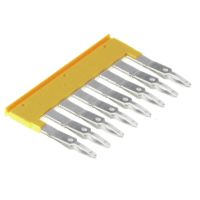 Złączka szynowa poprzeczna / mostek wtykowy, żółty ZQV 2.5/8 | 1608920000 Weidmuller