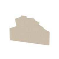 Ścianka końcowa i przegroda do złączek ZAP/TW ZDK2.5-2 | 1791050000 Weidmuller