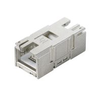 Wkładka złącza kołnierzowa, IE-BI-RJ45-C, RJ45 Cat.6A | 1962840000 Weidmuller