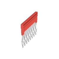 Złączka szynowa poprzeczna / mostek wtykowy, czerwony ZQV 4N/8 RD | 2460760000 Weidmuller