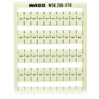 Ramka z oznacznikami WSB nadruk pionowo 1 / 2 biały (arkusz) | 209-618 Wago