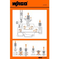 Naklejka Z Instrukcją Obsługi do złączek dwu- i trzypiętrowych serie 280 i 281 | 210-292 Wago