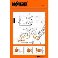 Naklejka Z Instrukcją Obsługi | 210-412 Wago