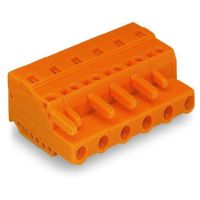 Gniazdo 1-przewodowe, pomarańczowe | 231-704/026-000 Wago