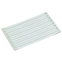 Paski oznacznikowe, mocno przylepne, białe | 243-110 Wago