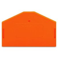 Ścianka końcowa/wewnętrzna, 2,5mm, pomarańczowa | 280-313 Wago
