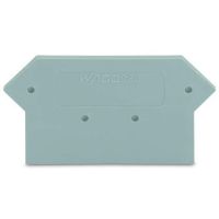 Ścianka końcowa/wewnętrzna, 2,5mm, szara | 280-330 Wago