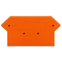 Ścianka końcowa/wewnętrzna, 2,5mm, pomarańczowa | 280-331 Wago