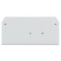 Ścianka końcowa/wewnętrzna, 2,5mm, jasnoszary | 280-356 Wago