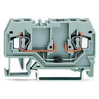 Złączka 2-piętrowa diodowa z diodą 1N4007, szara | 280-915/281-411 Wago