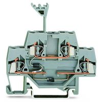 Złączka 2-piętrowa diodowa z 2 diodami 1N4007, szara | 280-941/281-492 Wago