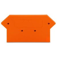 Ścianka końcowa/wewnętrzna, 3mm, pomarańczowa | 281-317 Wago