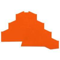 Ścianka końcowa/wewnętrzna, 1mm, pomarańczowa | 281-366 Wago