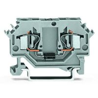 Złączka 2-piętrowa diodowa z diodą 1N5408, szara | 281-603/281-401 Wago