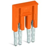 Mostek poprzeczny 2-torowy, z izolacją, 30A, pomarańczowy | 282-432 Wago