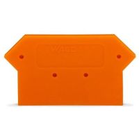 Ścianka końcowa/wewnętrzna, 4mm, jasnoszary | 283-318 Wago