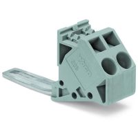 Adapter rozgałęźny do złączki silnoprądowej 50mm2, szer. modułu 16mm, szary | 285-447 Wago