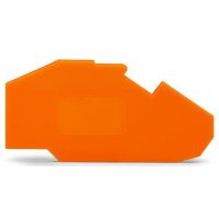 Ścianka końcowa wewnętrzna 1,5mm, pomarańczowa | 783-317 Wago