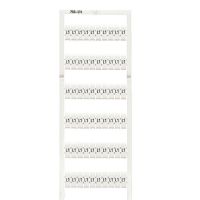 Oznaczniki WMB nadruk poziomo L1 (100x), biały (arkusz) | 793-574 Wago